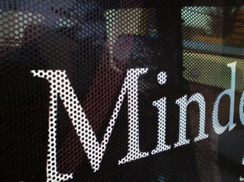 Perforated window film