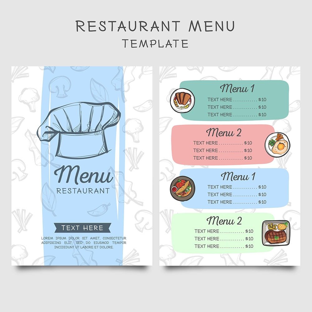 Menu - Design Your Own